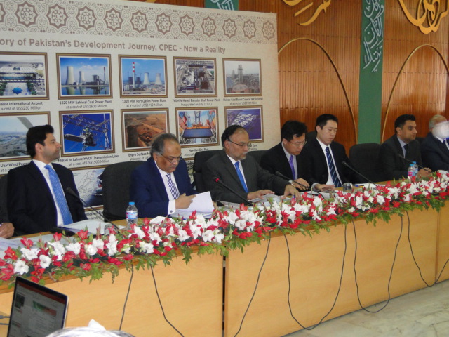 51st CPEC Projects Progress Review Meeting on 25 October 2017