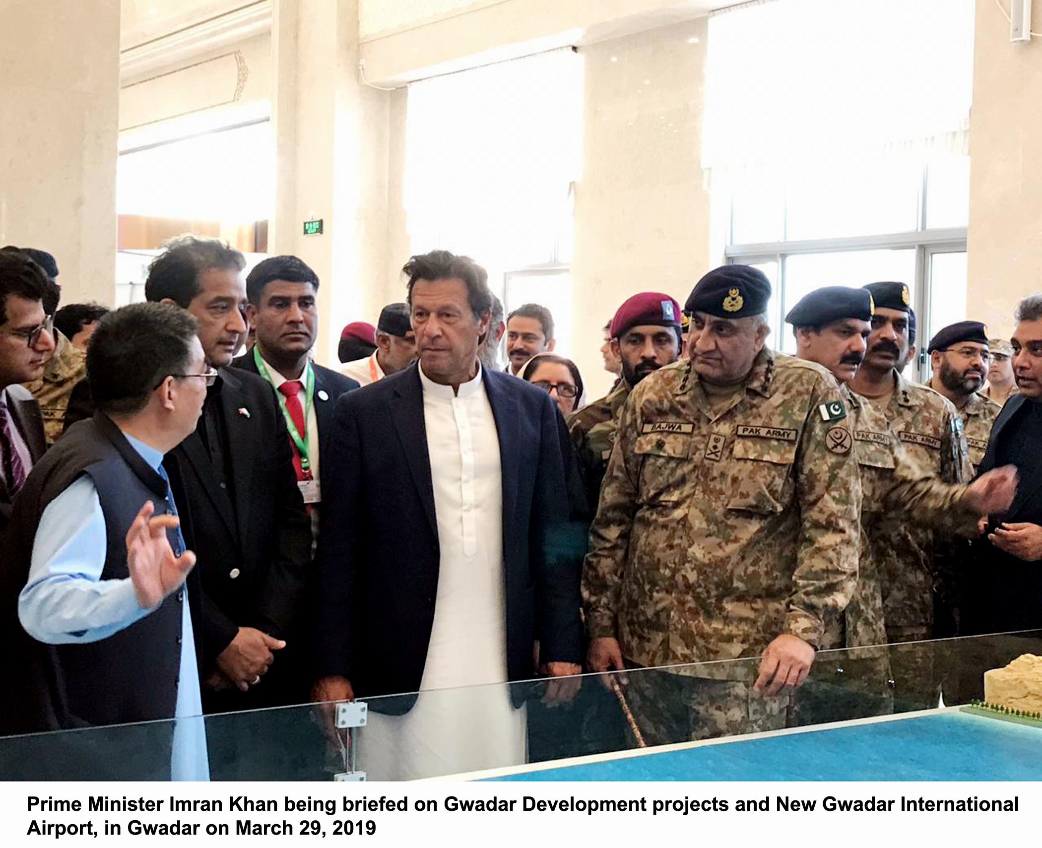 Prime Minister Performing Groundbreaking of New Gwadar International Airport on 29th March 2019