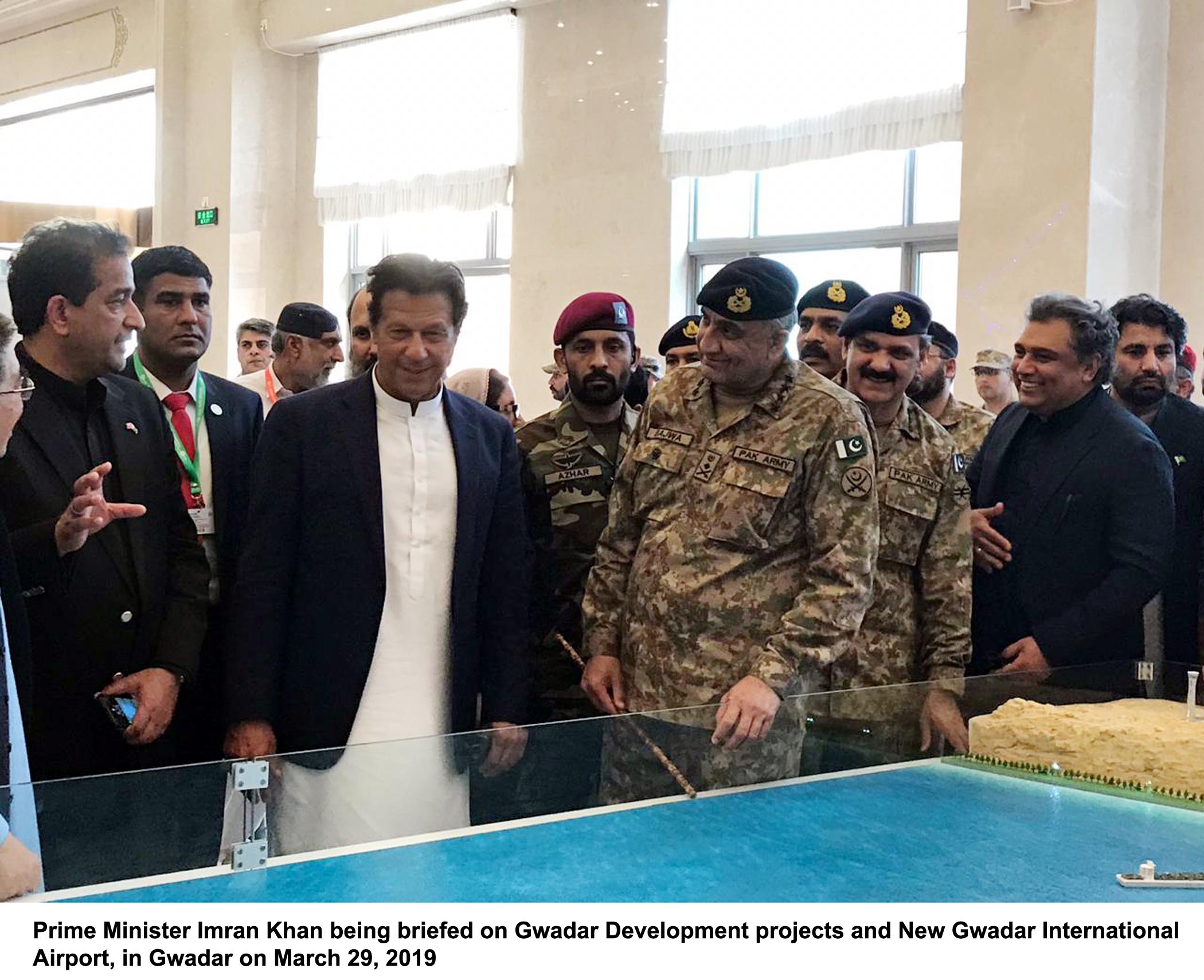 Prime Minister Performing Groundbreaking of New Gwadar International Airport on 29th March 2019